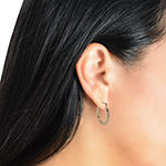 10K Gold 18mm Hoop Earrings