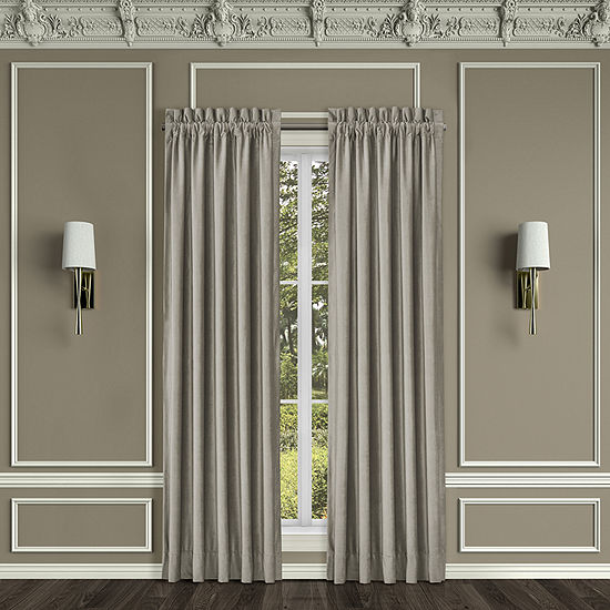 Queen Street Othello Light-Filtering Rod Pocket Curtain Panel