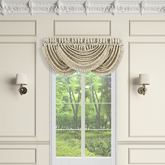 Queen Street Marcelle Rod Pocket Waterfall Valance