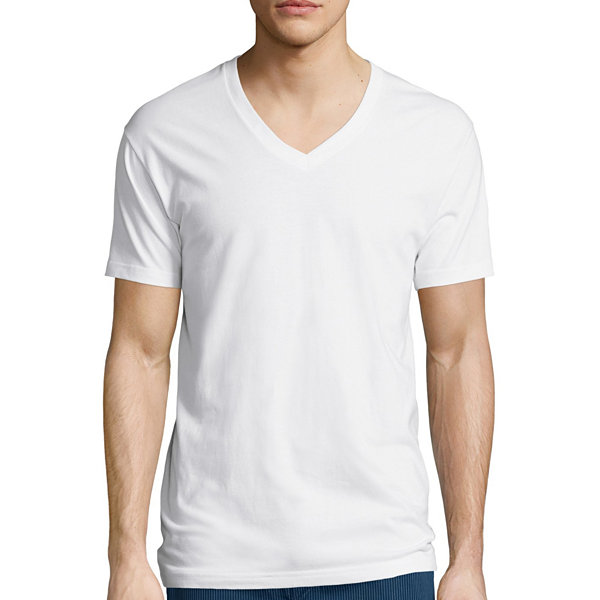 Stafford® 3-Pk. Cotton Stretch V-Neck T-Shirts - JCPenney