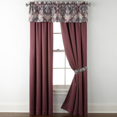 Home Expressions Chelsea 2 Pack Rod Pocket Curtain Panel Color