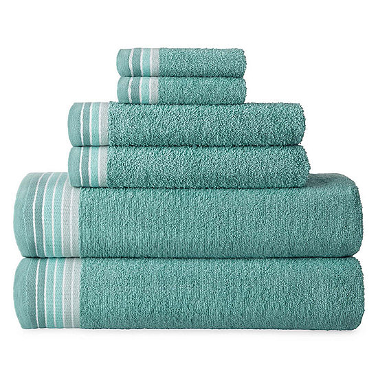 Home Expressions Ombre Stripe Bath Towels