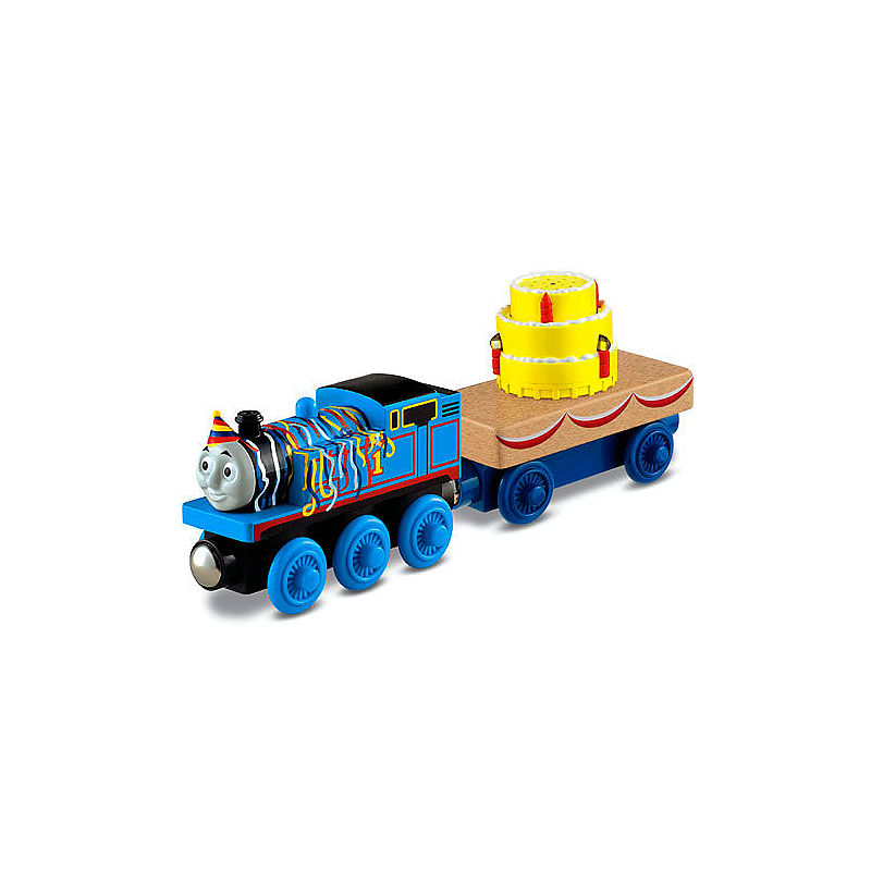 UPC 746775216382 product image for Fisher-Price Thomas & Friends Wooden Railway HappyBirthday | upcitemdb.com