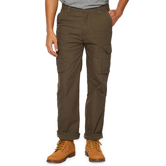 Smith's Workwear Stretch Fleece-Lined Canvas Cargo Pant