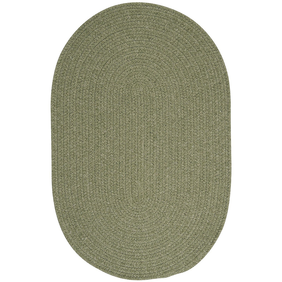 Timberline Reversible Braided Oval Rugs, Palm