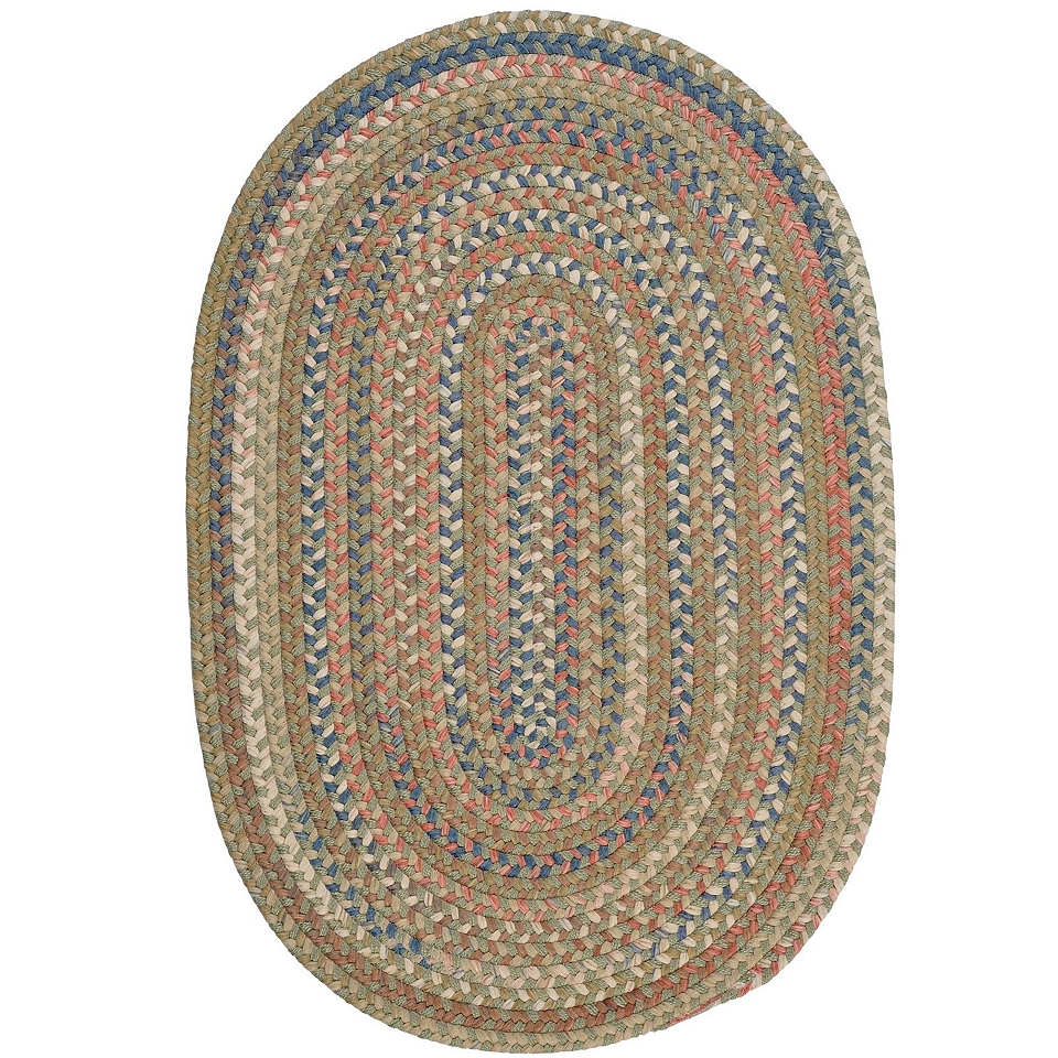 Ashburn Reversible Braided Oval Rugs, Olive