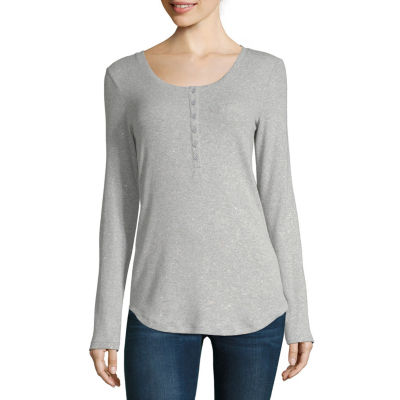 henley sweatshirt womens