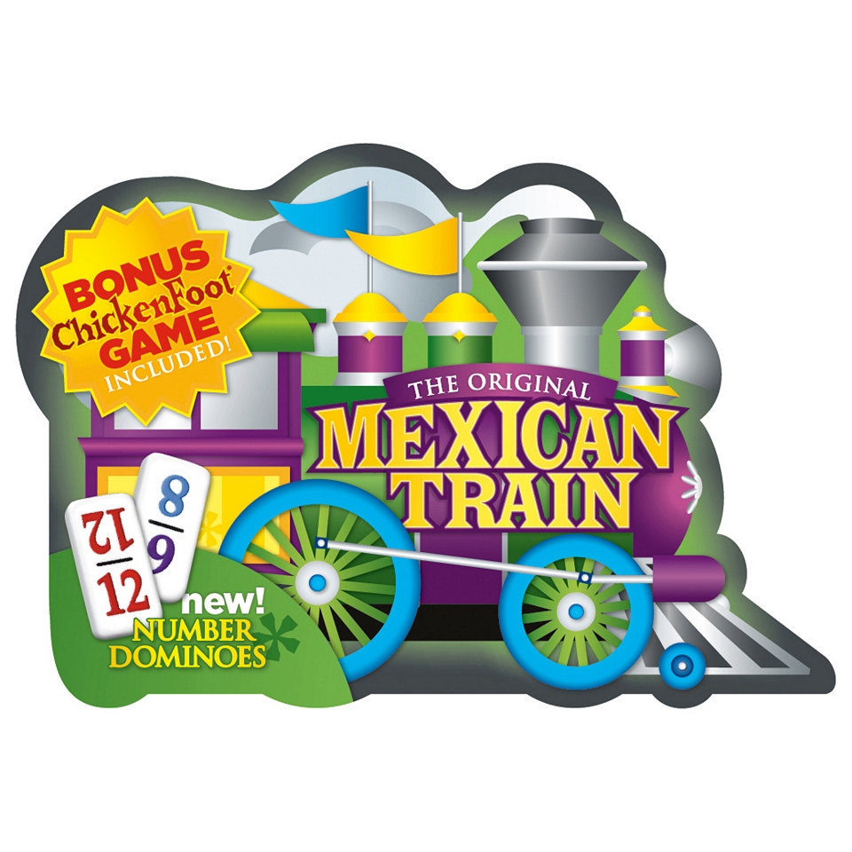 Mexican Train D12 Number Dominoes in Tin
