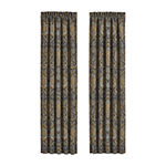 Five Queens Court Palmer Rod Pocket Set of 2 Curtain Panel