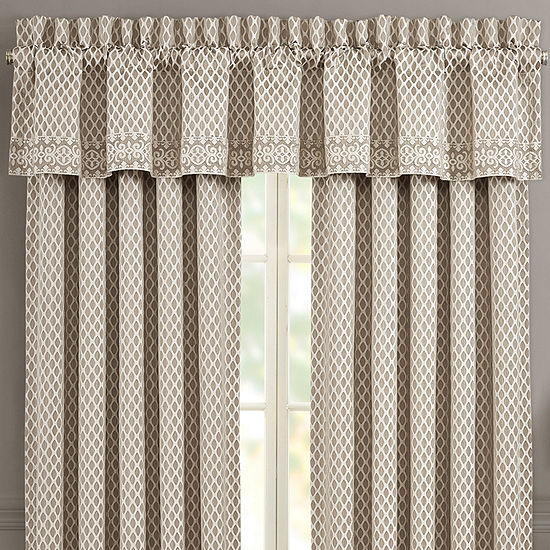 Five Queens Court Beaumont Rod Pocket Tailored Valance