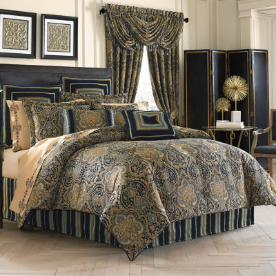 Five Queens Court Palmer Comforter Set And Accessories Color