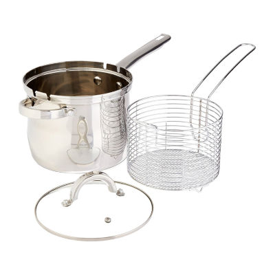 Oster Sangerfield 3pc Deep Fryer Set, Color Silver JCPenney