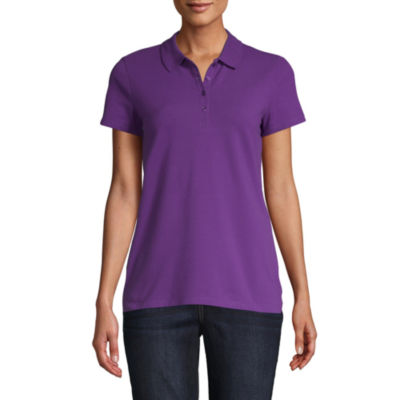 st john's bay womens polo shirts