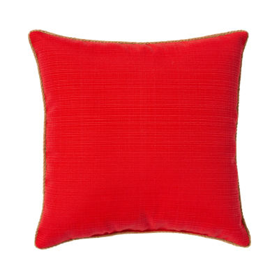 Outdoor Oasis Solid Square Outdoor Pillow Jcpenney