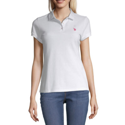 women's short sleeve polo shirts