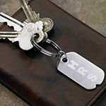 Personalized Dog Tag Key Ring