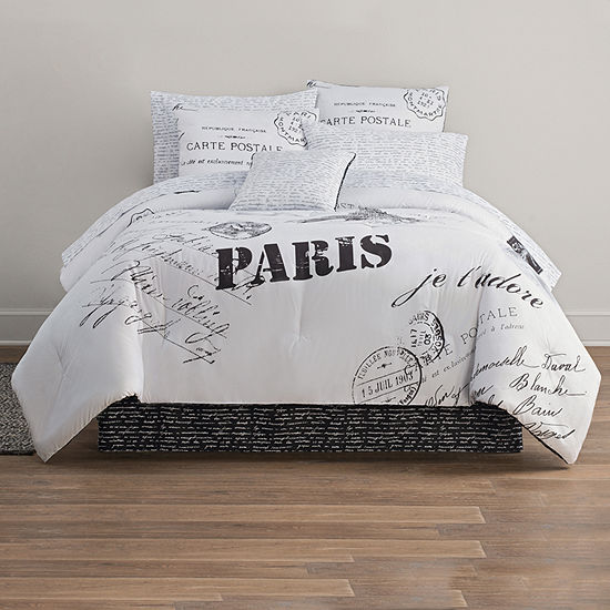 Home Expressions Paris Complete Bedding Set With Sheets Color