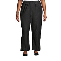 Alfred Dunner Plus Arizona Sky Proportional Pull On Pants Pewter & Lapis  $52 