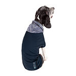 Pet Life Active 'Pull Rover' 4 Way Stretch Sleeveless Fitness Yoga T Shirt Hoodie Dog Pet Clothes