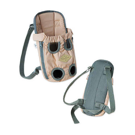 Touchdog Wiggle-Sack Fashion Designer Front And Backpack Pet Carrier