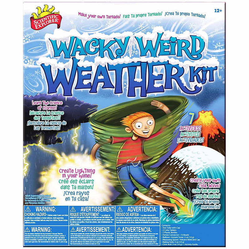 Scientific Explorer Wacky Weird Weather Kit Discovery Toy