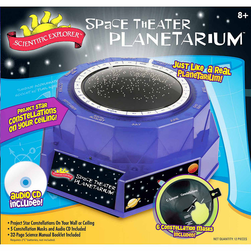 Scientific Explorer Space Theater Planetarium 12-Pc. Discovery Toy