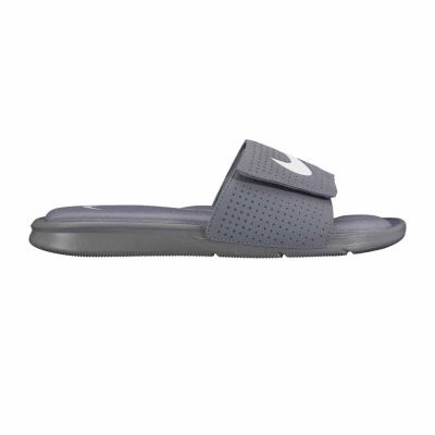 nike grey slides