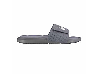 New Nike Mens Ultra Comfort Slide Sandals, Size 7 Medium, Gray