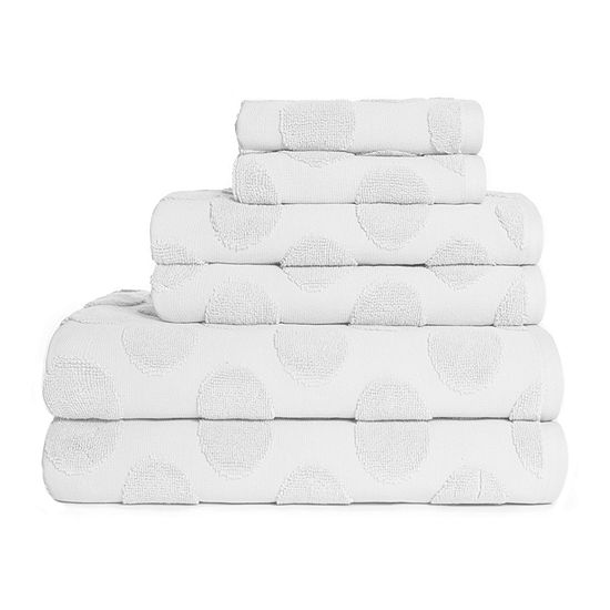 American Dawn Textured Terry 6-pc. Bath Towel Set