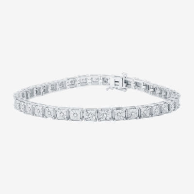 1/2 CT. T.W. Diamond Sterling Silver Tennis Bracelet JCPenney