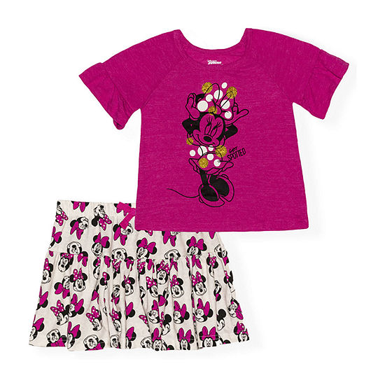 Disney Toddler Girls 2-pc. Minnie Mouse Skirt Set