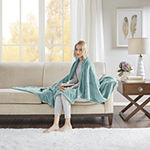 Beautyrest Oversized Heated Midweight Washable Electric Throws - 3 Heat Settings 2hr Auto off