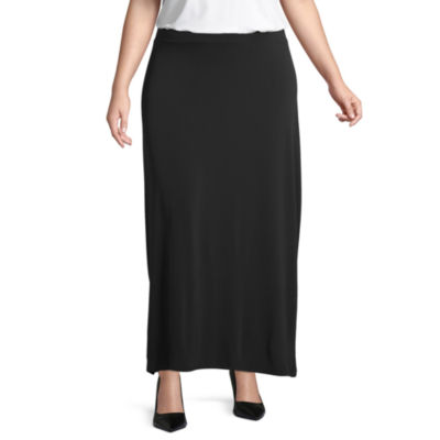 East 5th Maxi Skirt - Plus, Color: Black - JCPenney