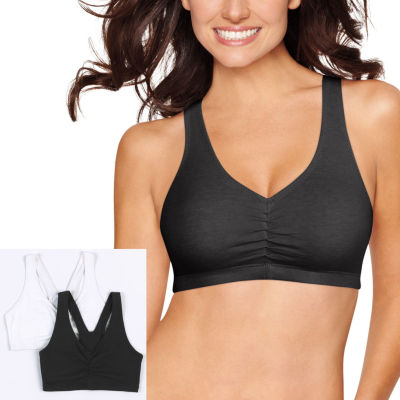 hanes get cozy bra racerback pullover