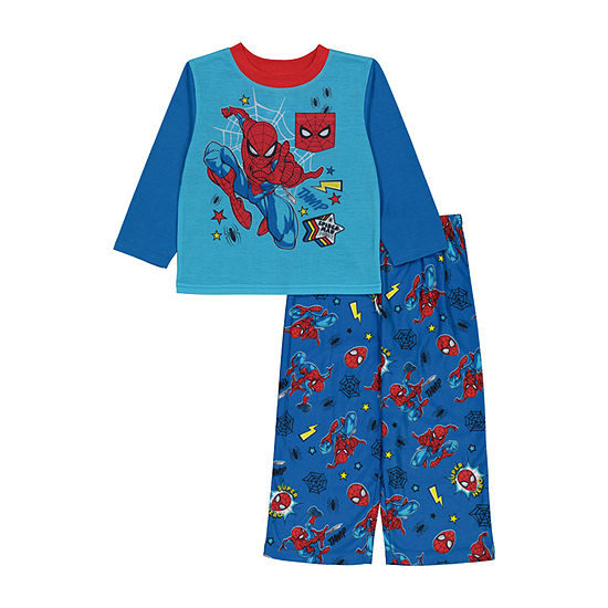 Toddler Boys 2-pc. Avengers Marvel Spiderman Pant Pajama Set