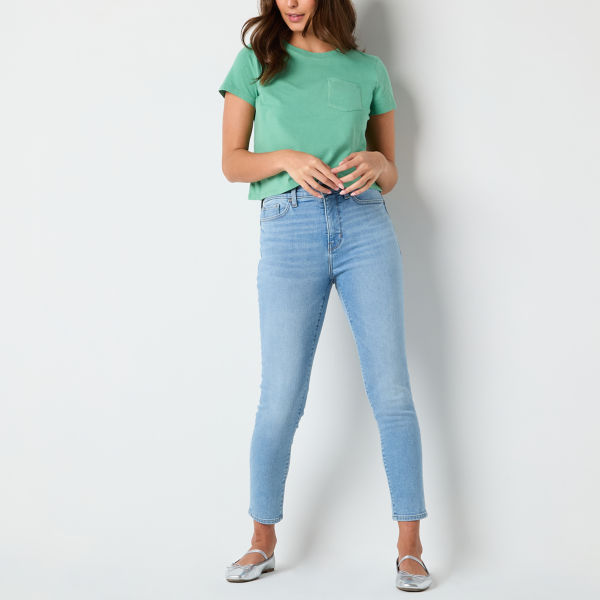 A.N.A Womens Tall High Rise Skinny Fit Jean