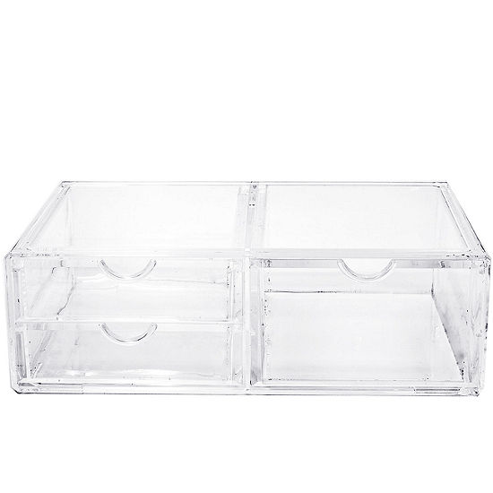 Sorbus 3 Drawer Stackable Acrylic Cosmetic Organizer Xl