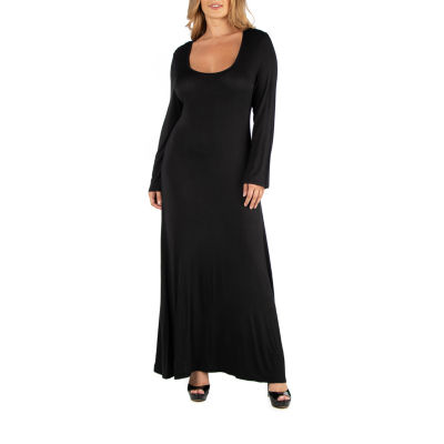 long sleeve shirt maxi dress