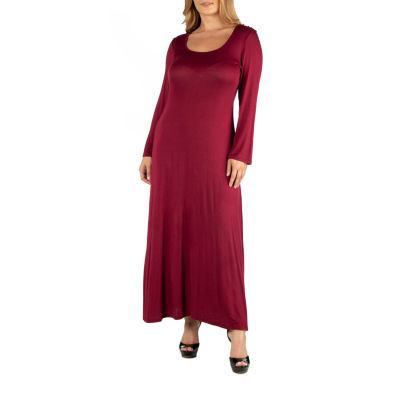 long sleeve shirt maxi dress