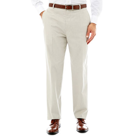 Stafford Signature Brown Pincord Flat-front Suit Pants – Innoster