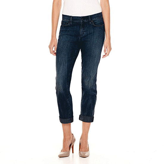 Liz Claiborne® City-Fit Boyfriend Skinny Jeans-JCPenney, Color: Medium ...