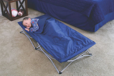 toddler cot with sleeping bag