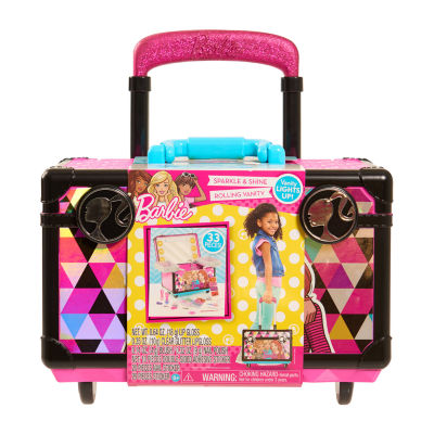 barbie rolling vanity playset