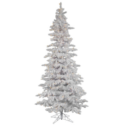 Vickerman Christmas Tree, Color Flocked White JCPenney