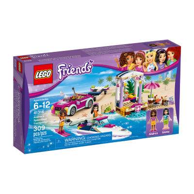 Download LEGO Friends Andrea's Speedboat Transporter 41316, Color: Lego Speedboat - JCPenney