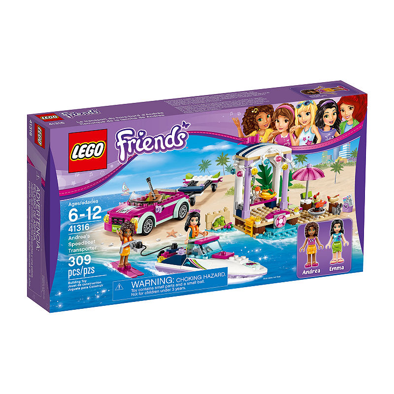 Lego Friends Andrea'S Speedboat Transporter 41316