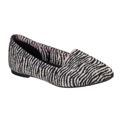 skechers black flats