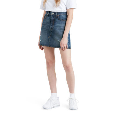 jcpenney jean skirt