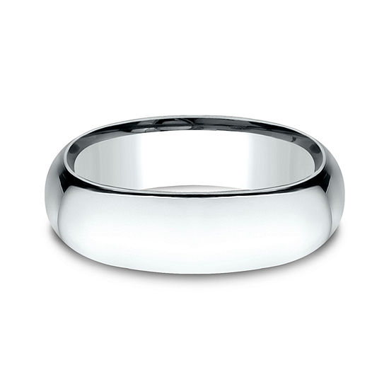 Mens 14k White Gold 7mm Light Comfort Fit Wedding Band Jcpenney