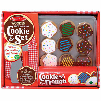 Melissa Doug Slice Bake Christmas Cookie Play Set Jcpenney Color Multi